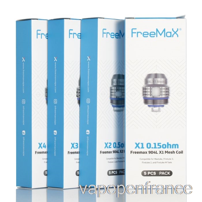 Freemax Maxluke 904l X Bobines De Remplacement 0,2ohm 904l X2 Bobines à Double Maille Stylo Vape